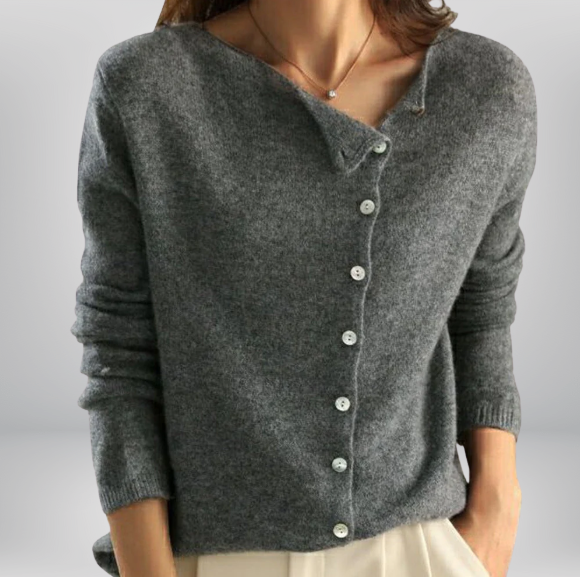 Ember - Elegant Wool Jacket with Side Closure