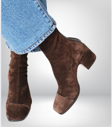 Victoria - Square toe heeled boots